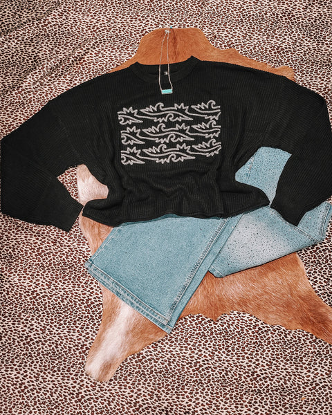 Stitch Perfect Cropped Sweater
