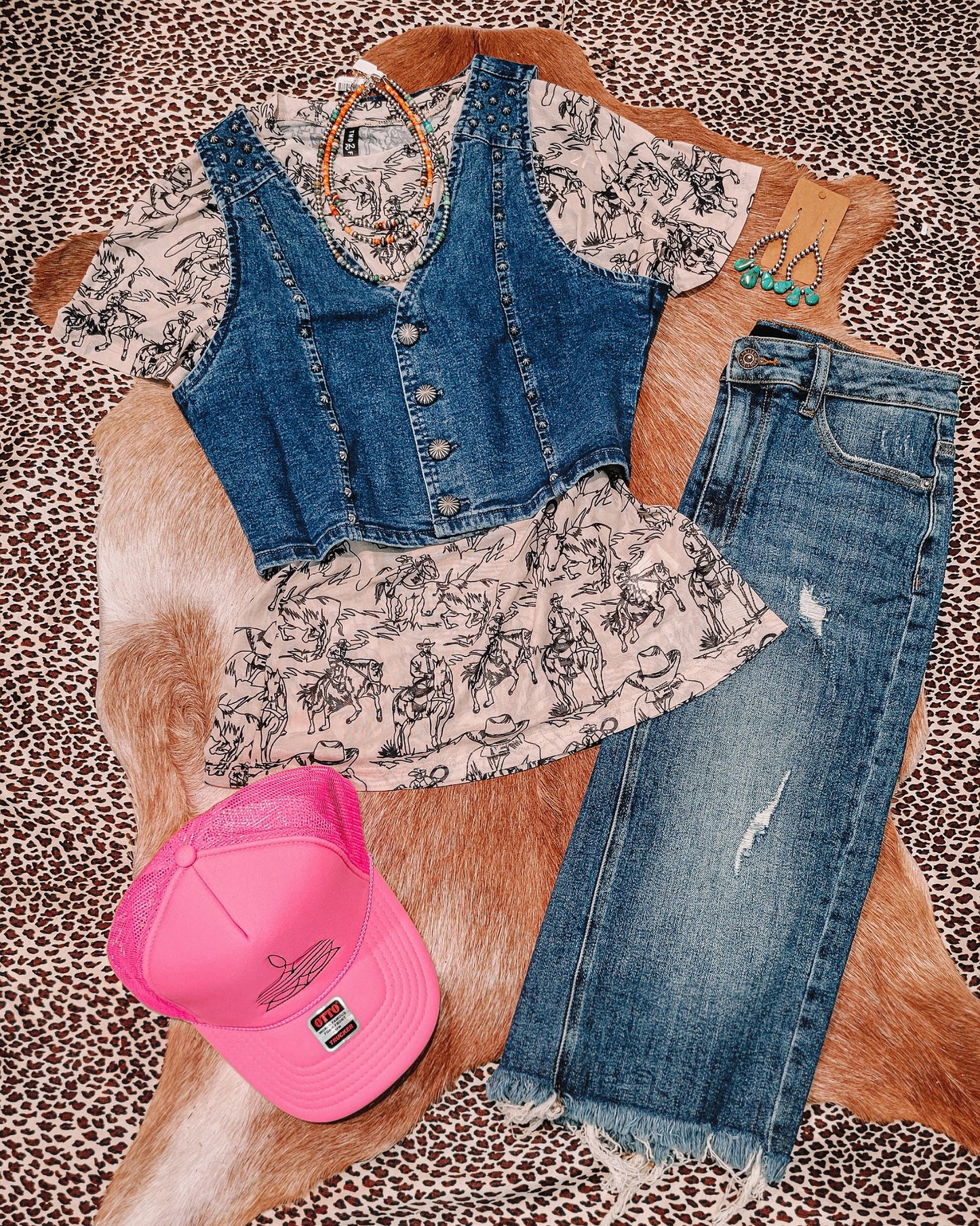 Pecos Valley Vest - Denim