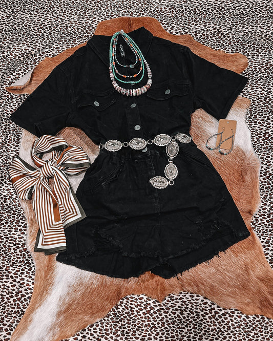 Reckless Romper - Black