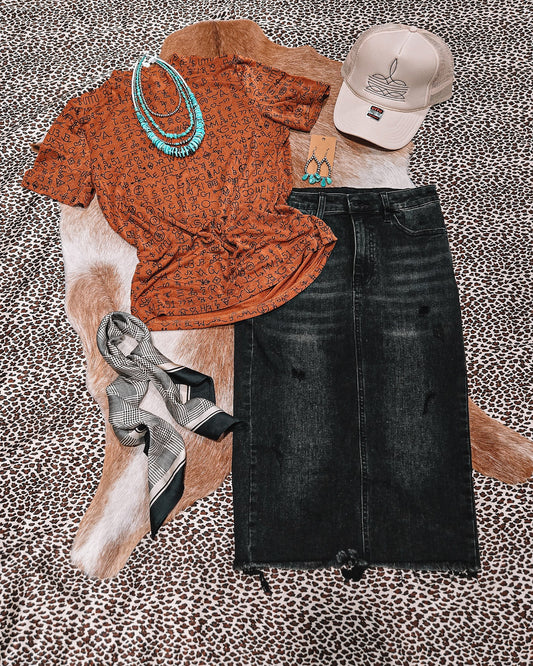 Cowgirl Collective Tee - Saddle