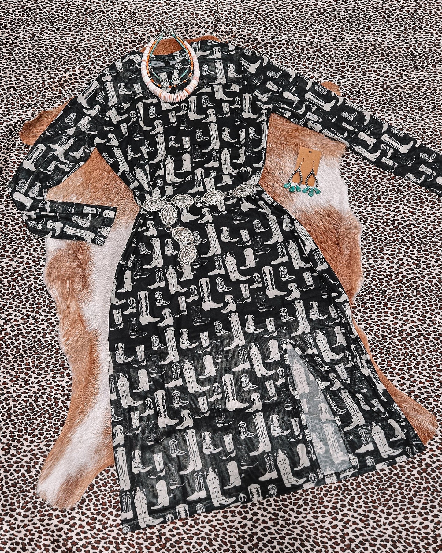 Scootin' By Mesh Dress