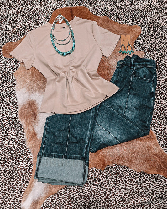 Cloud Snug Basic Tee - Dust