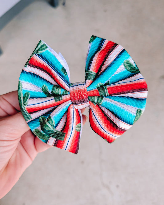 Serape Cactus Bow