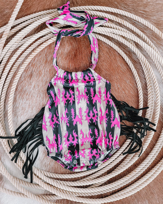 Too Cute To Boot Onesie