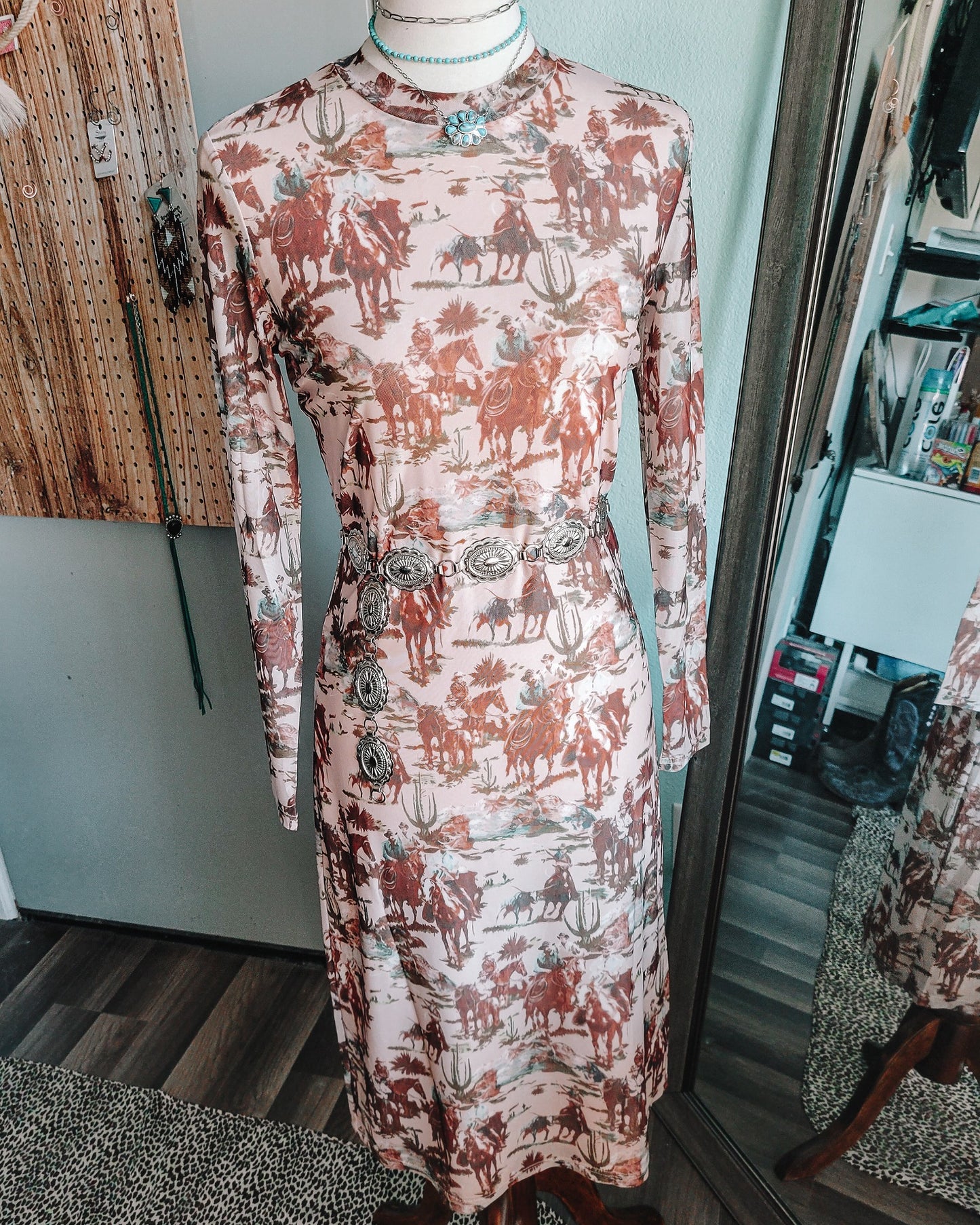 Cattleman's Wife Mesh Dress