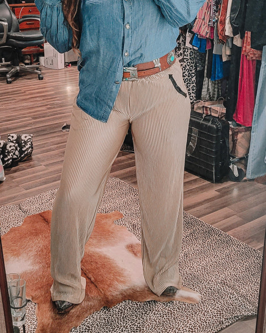 Pony Up Plisse Pants