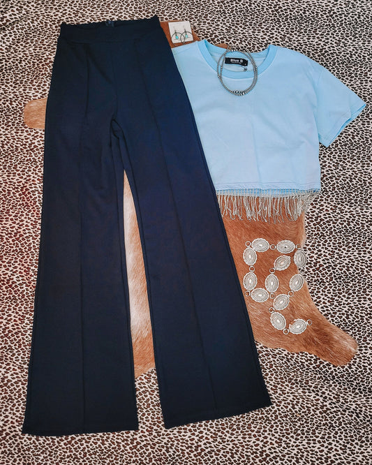 Girls Night Out Trousers - Deep Navy