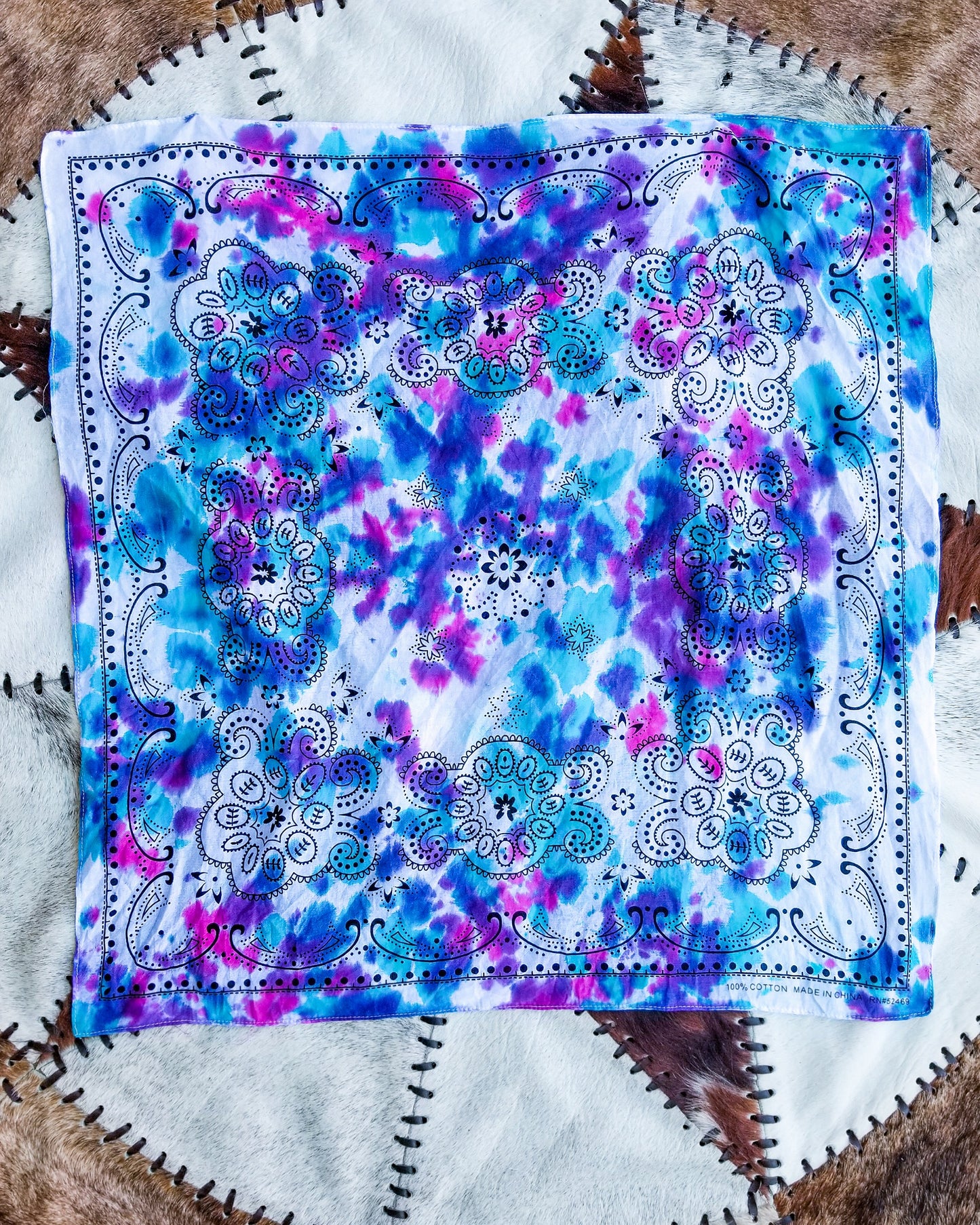 Summer Paradise Tie Dye Bandana