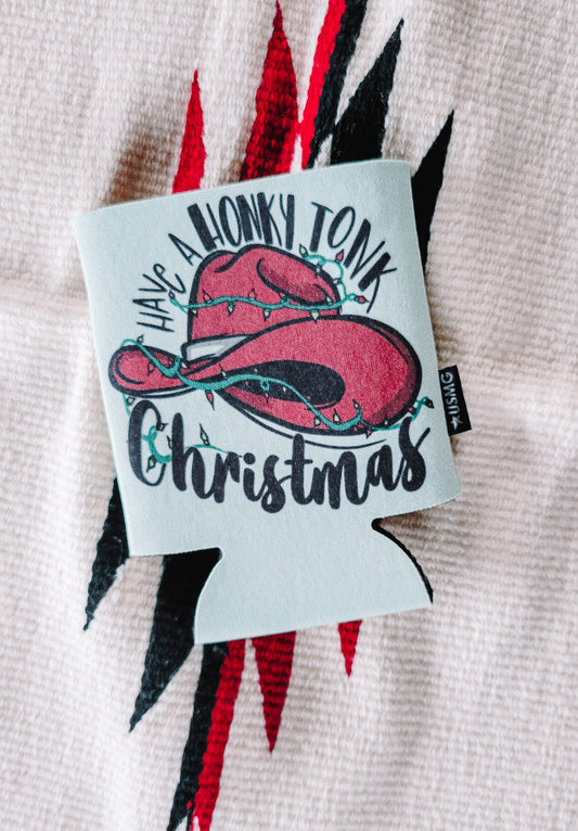 Honky Tonk Christmas Can Cooler