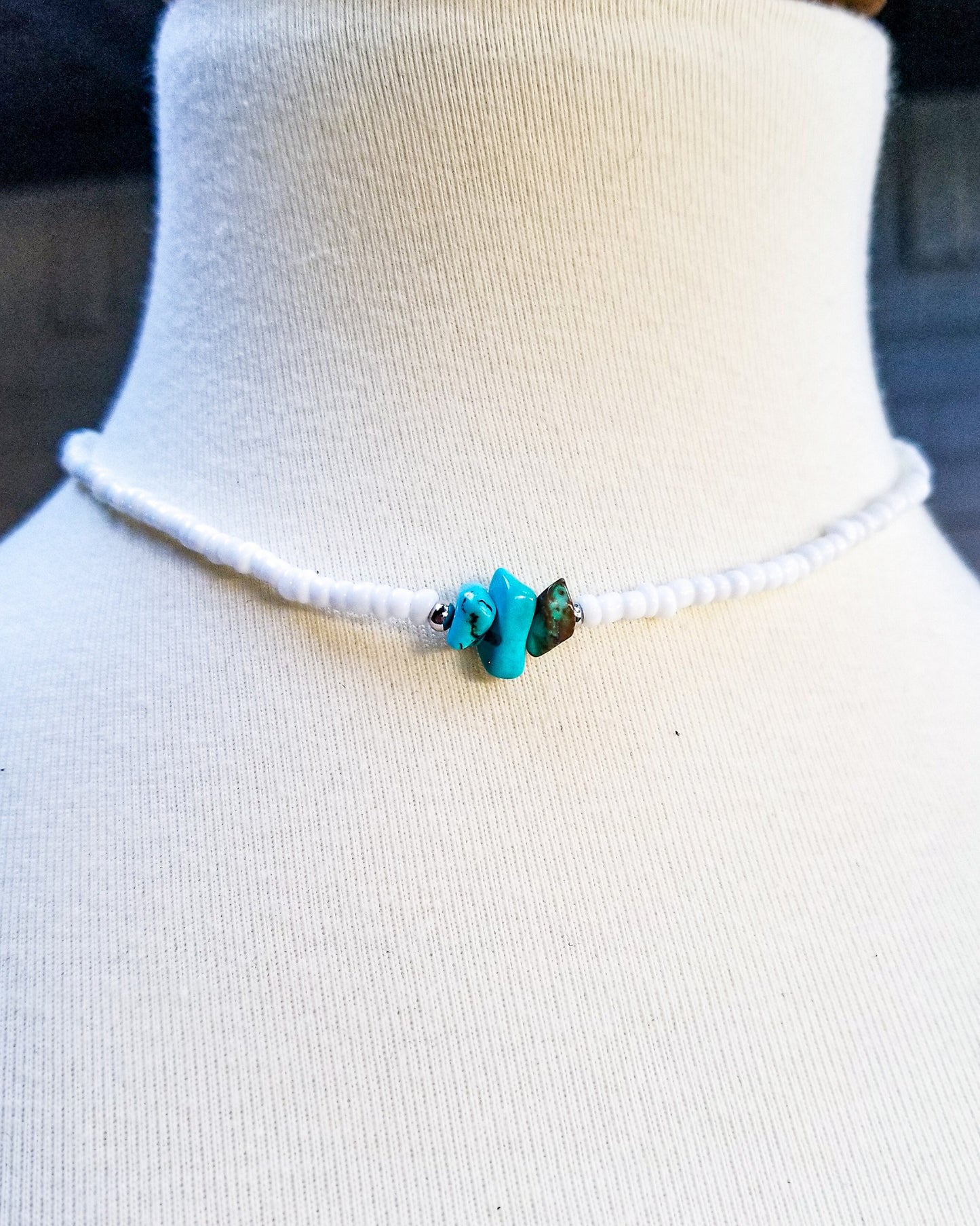 Lovely Lady May Choker - White