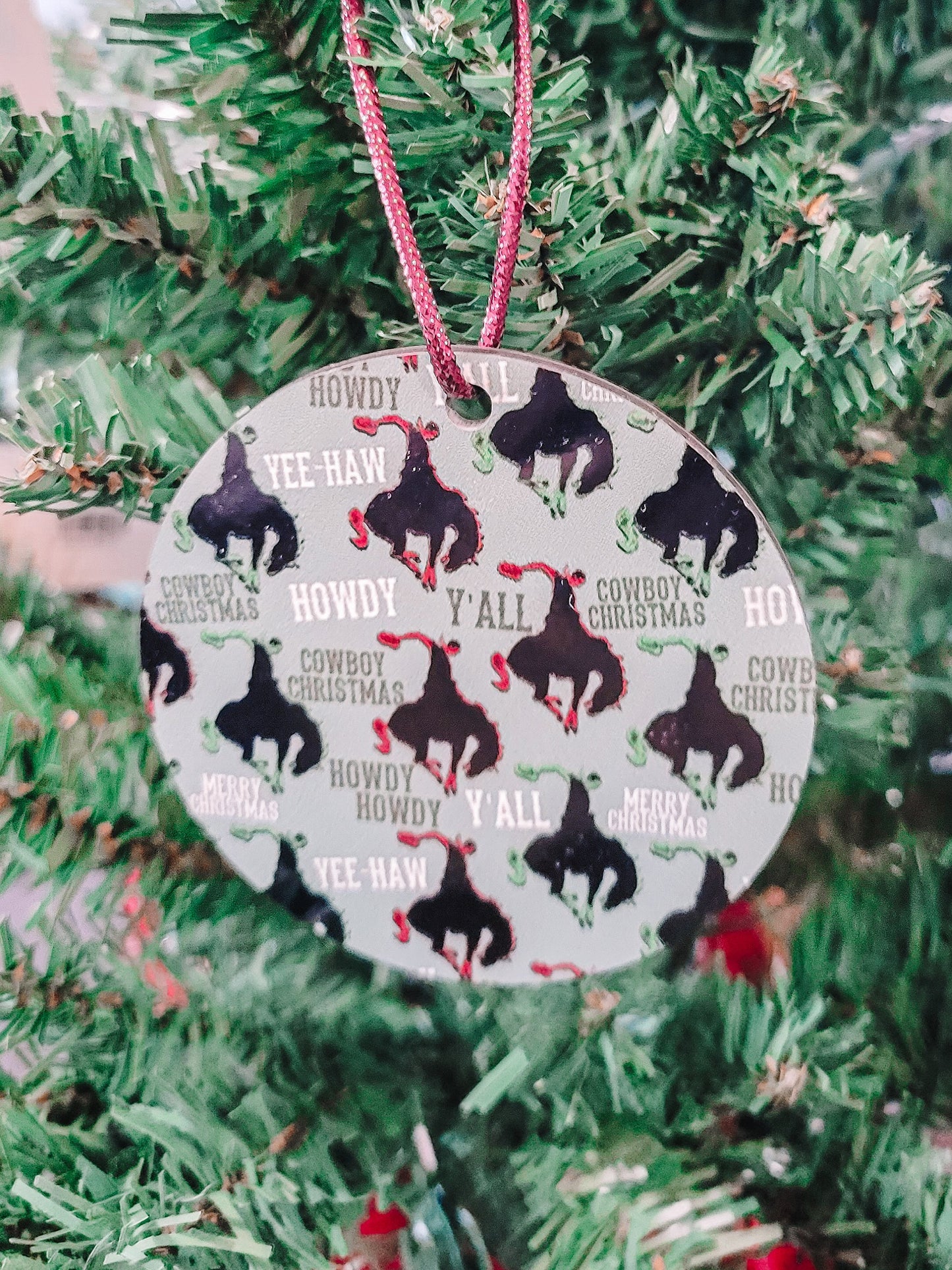 Western Howdy Ornaments