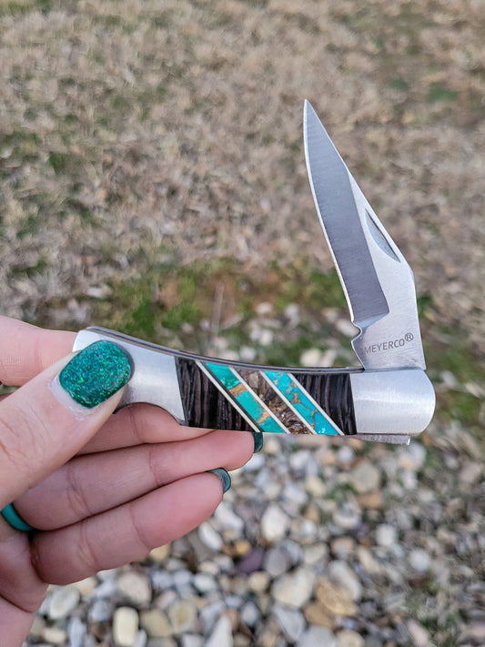 Oak Creek Knife - Dark Wood #1