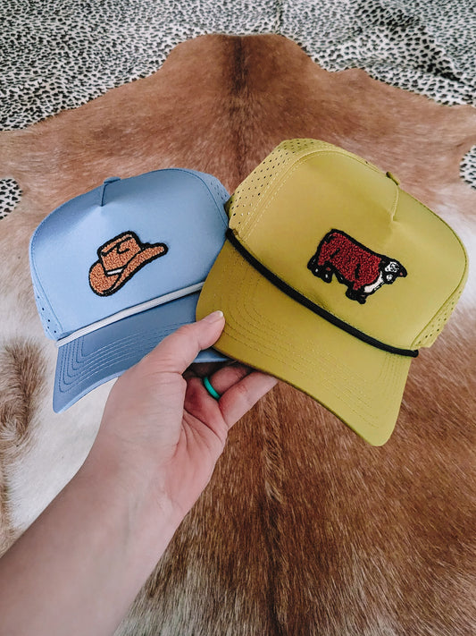 Cowboy In Me Ponytail Caps