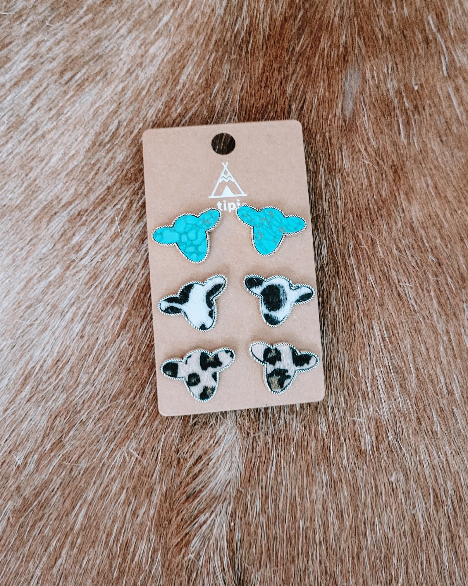 Cows Come Home Earring Set