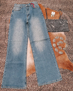 Rhinestone Beauty Jeans