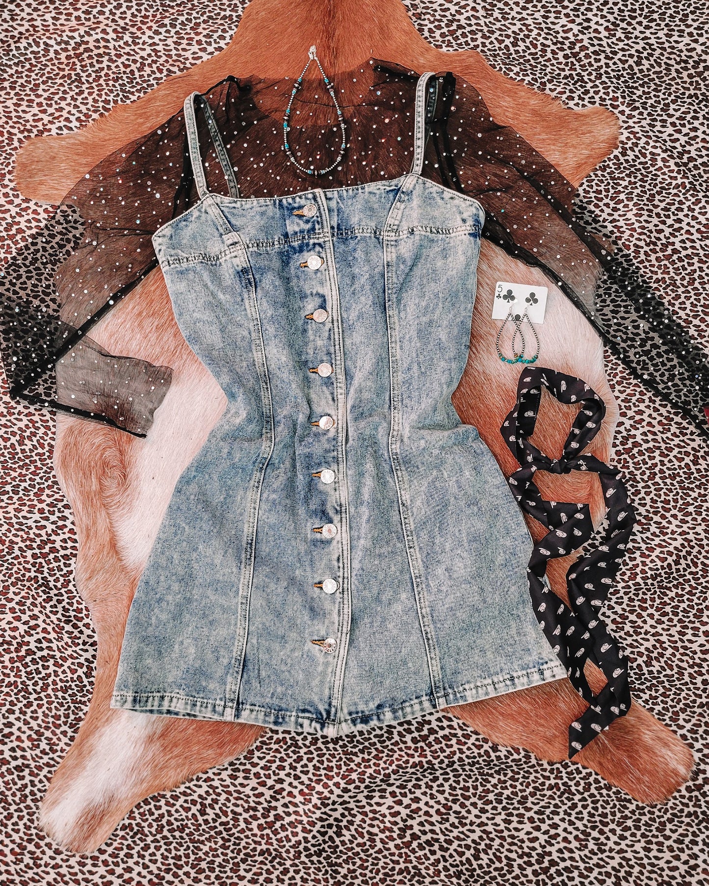 Button Me Up Denim Dress