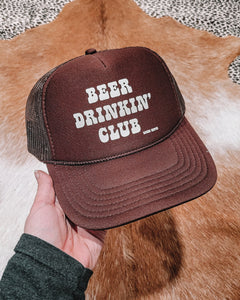 Beer Drinking Club Trucker Hat