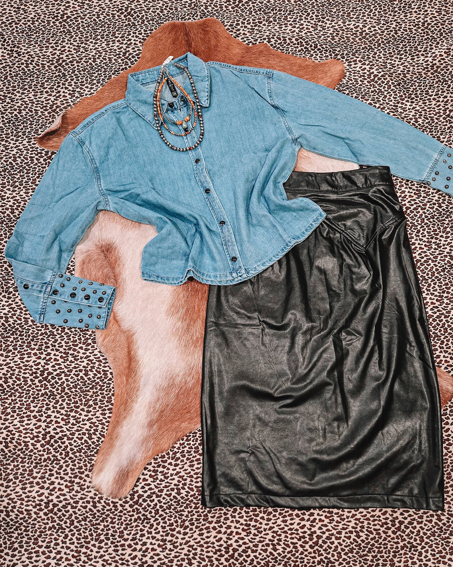 Denim Trails Button Down
