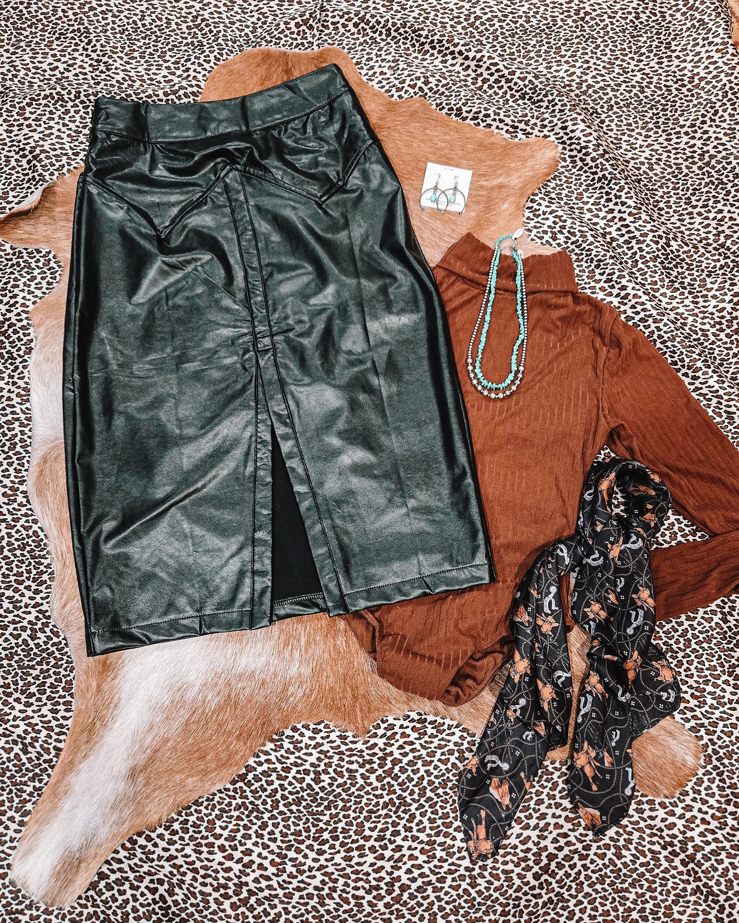 Corporate With A Cowgirl Twist Skirt