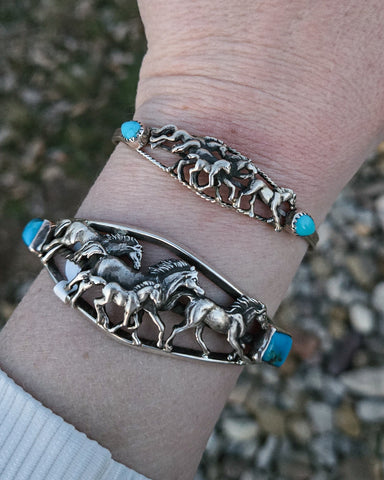 Horses Run Wild Cuff