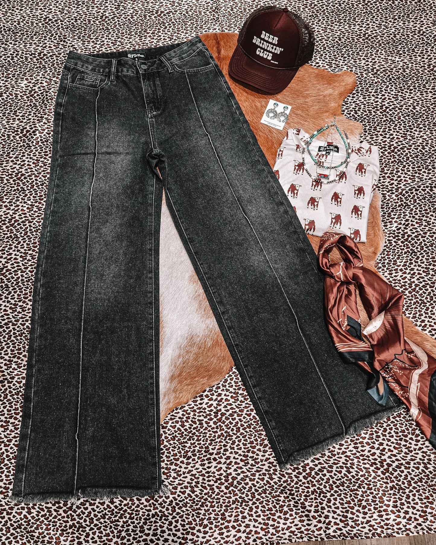 The Kymberly Wide Leg Jeans