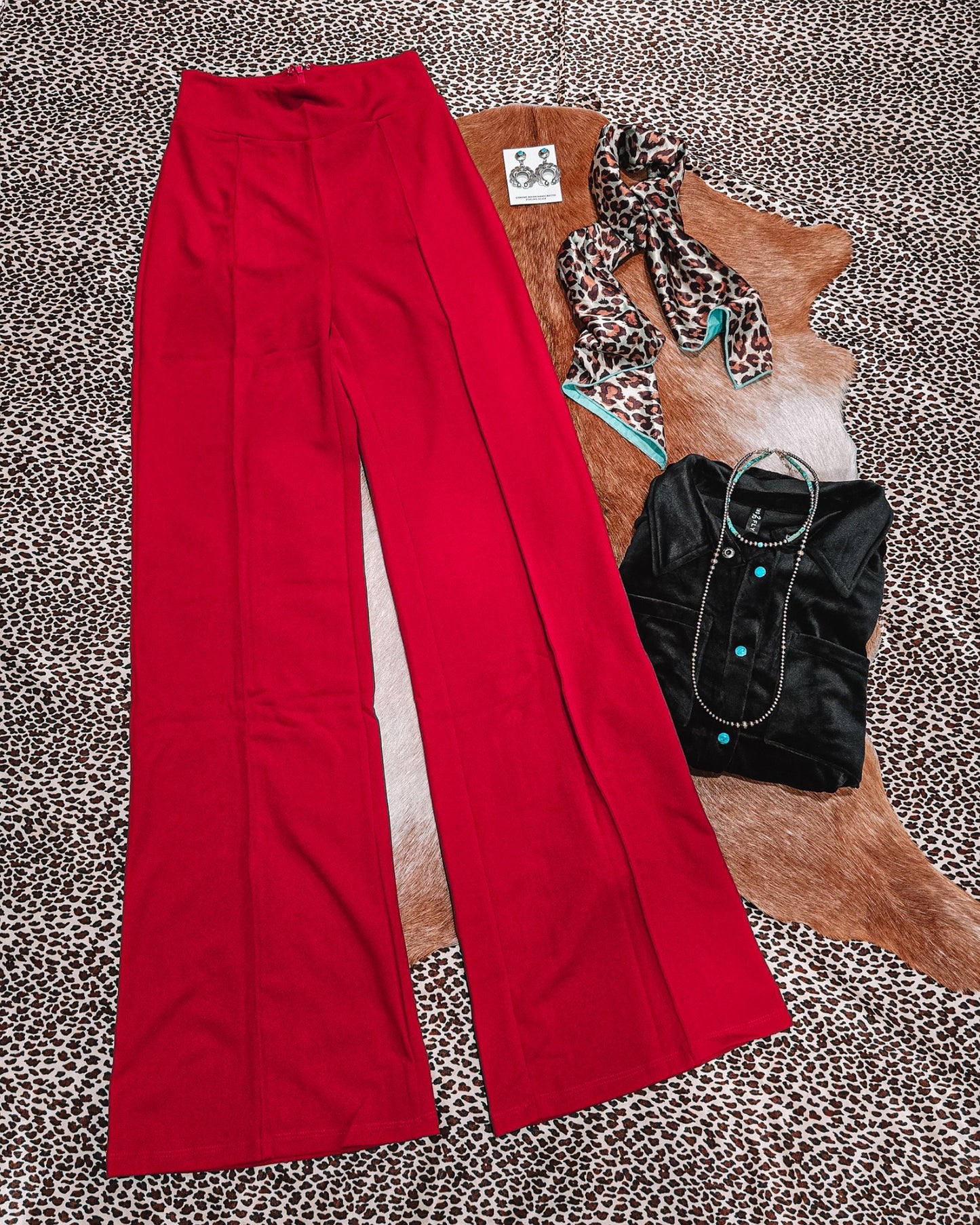 Girl's Night Out Trousers 2.0 - Red