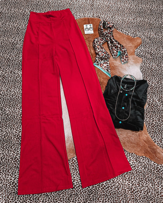 Girl's Night Out Trousers 2.0 - Red