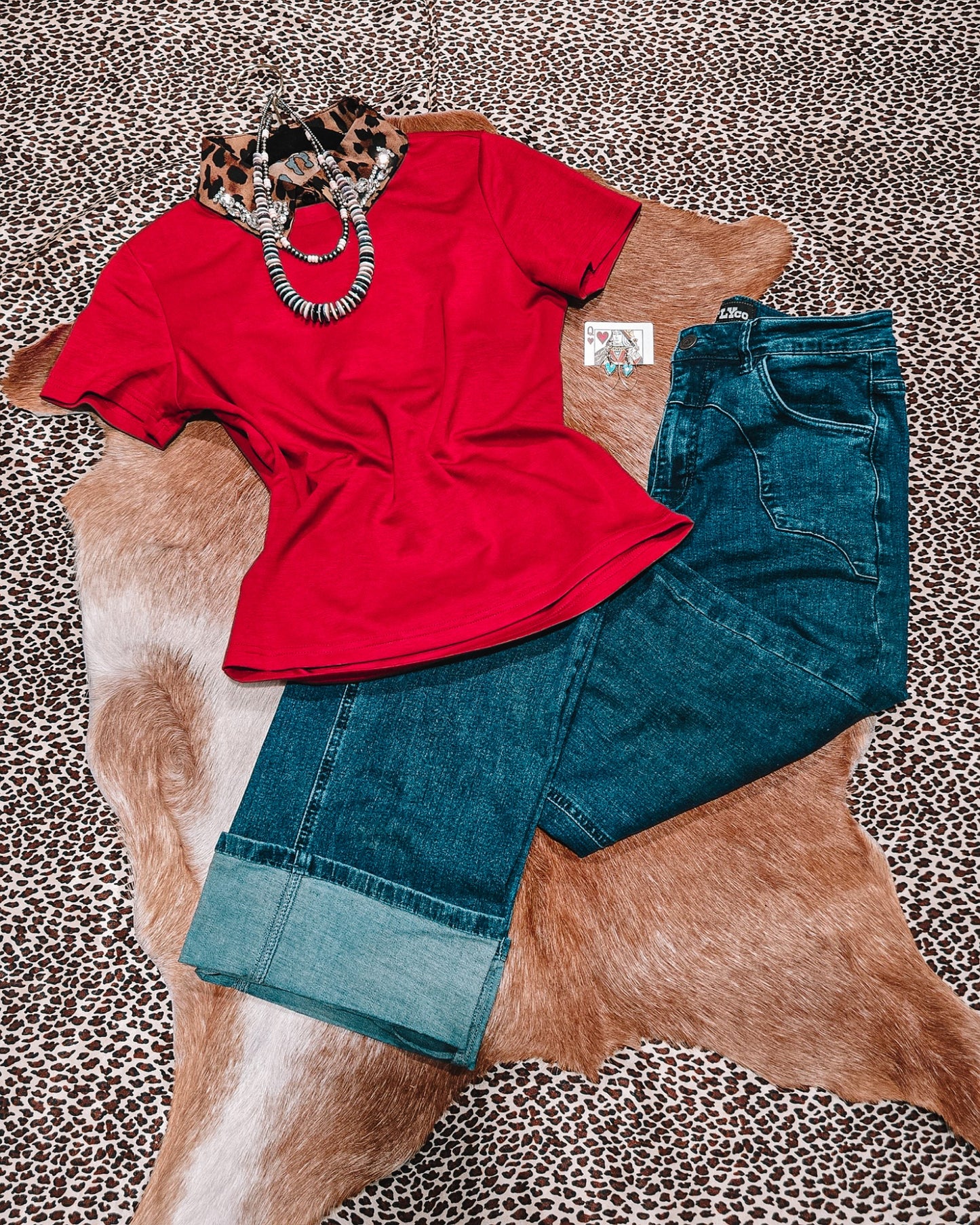 Cloud Snug Basic Tee - Red