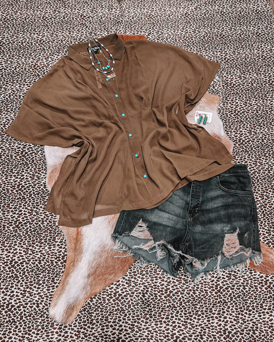 Go With The Flow Oversized Top