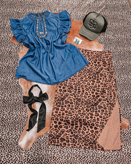 The Allure Top - Denim