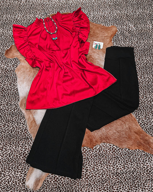 The Allure Top - Red