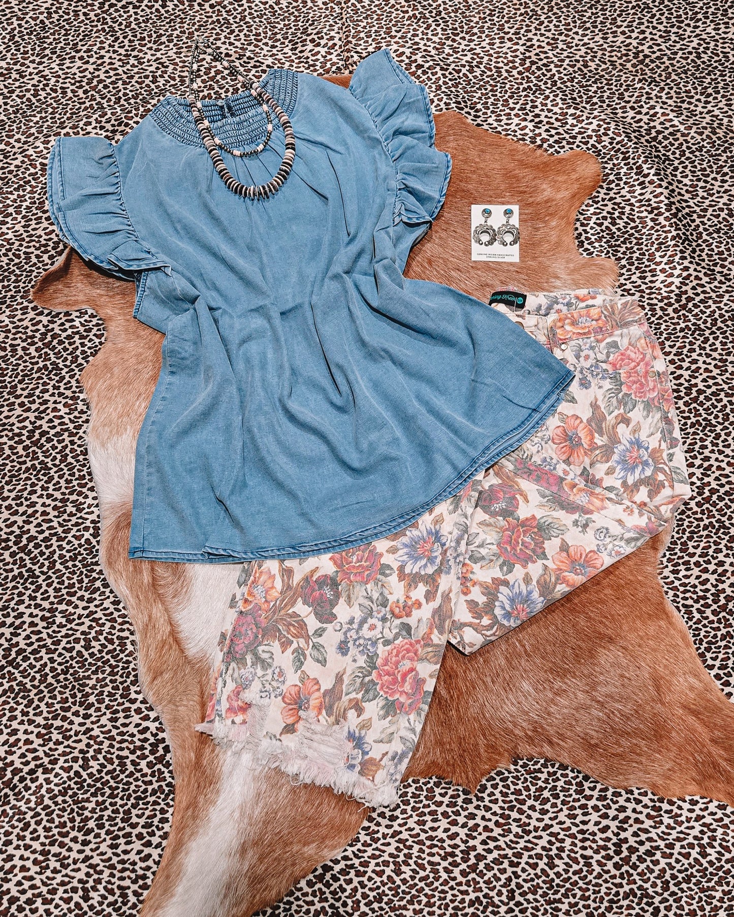 The Allure Top - Light Denim