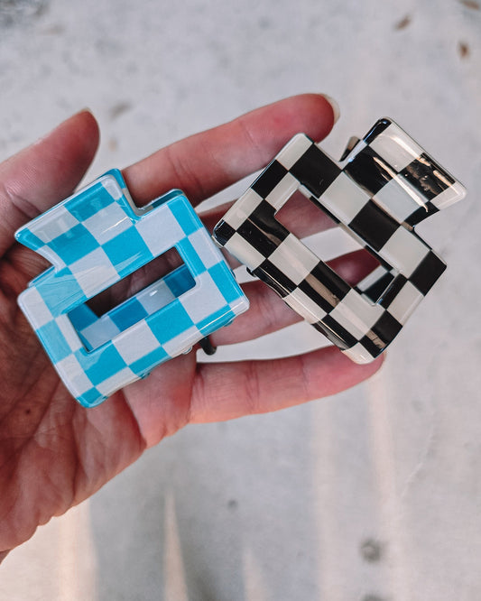Checked Out Claw Clip