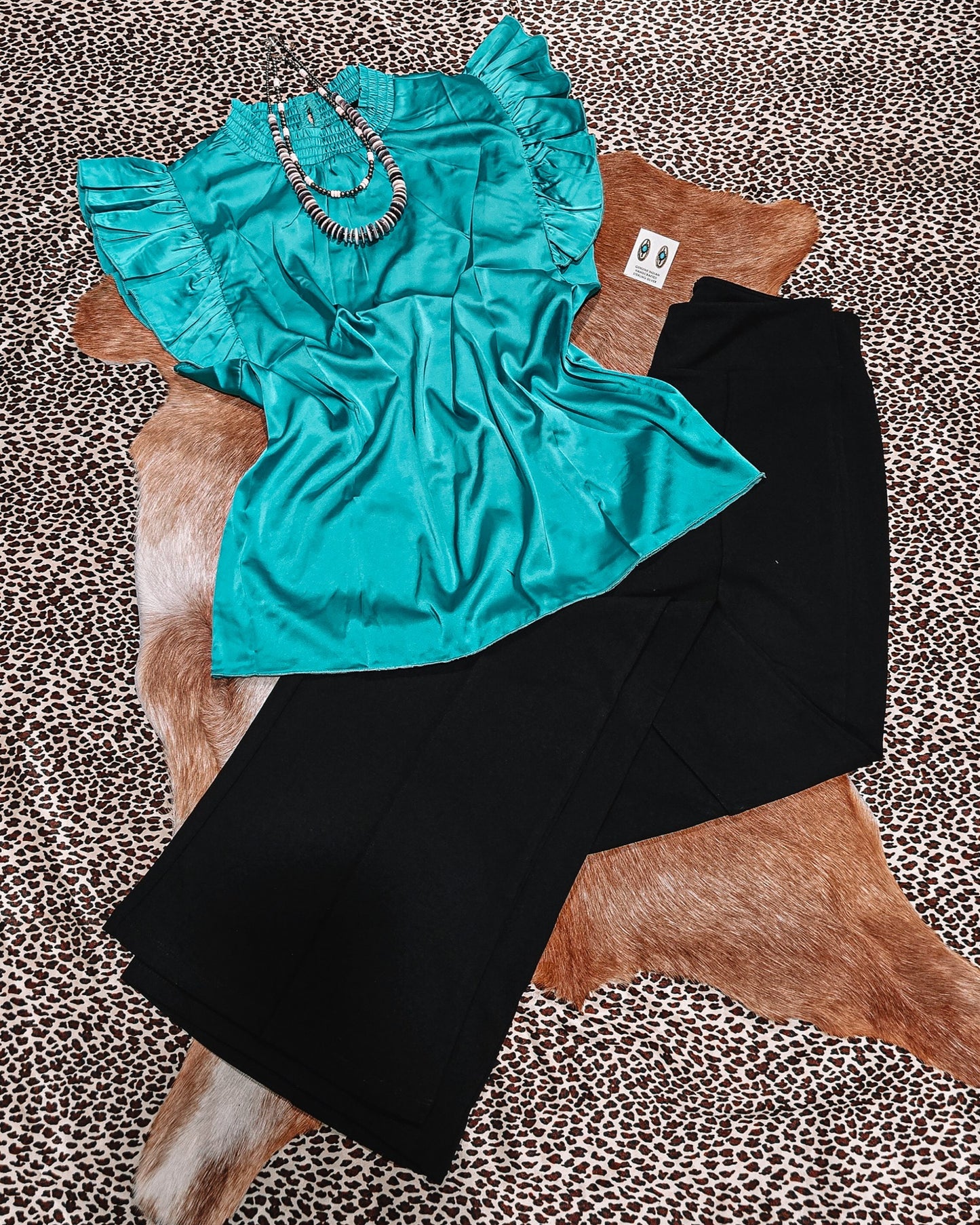The Allure Top - Turquoise