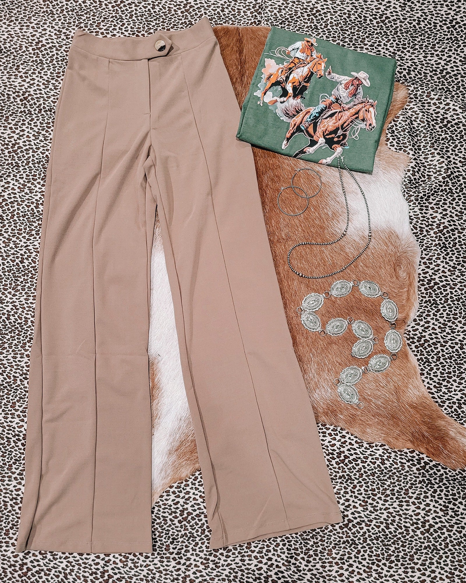 Can't Stop Me Now Trousers - Taupe