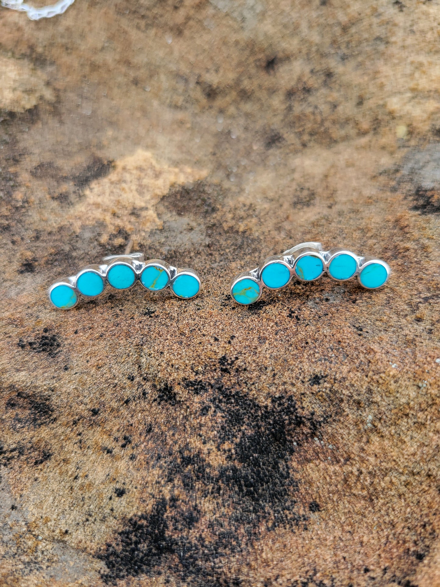 5 Star Stamped Cartilage Earring