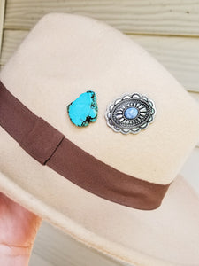 Turquoise Stone Hat Pin