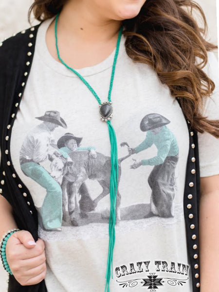 Turquoise Bandera Bolo