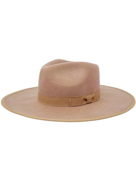Texas Pecan Wool Wide Brim