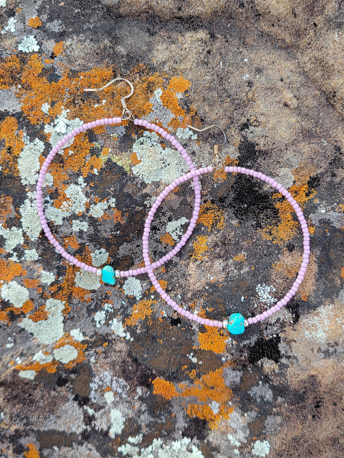 Lovely Lady May Hoops - Dusty Rose