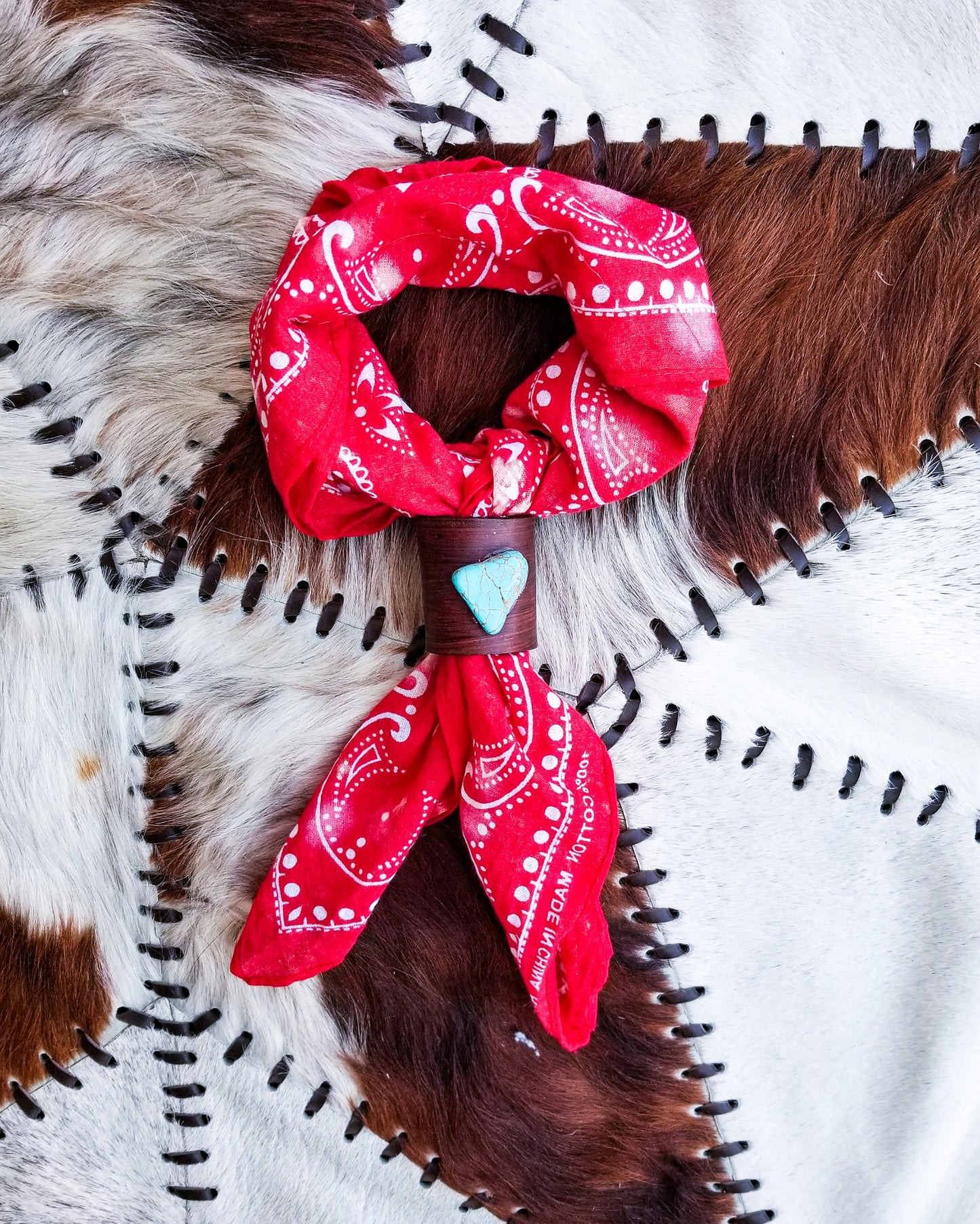 Distressed Bandana - Red