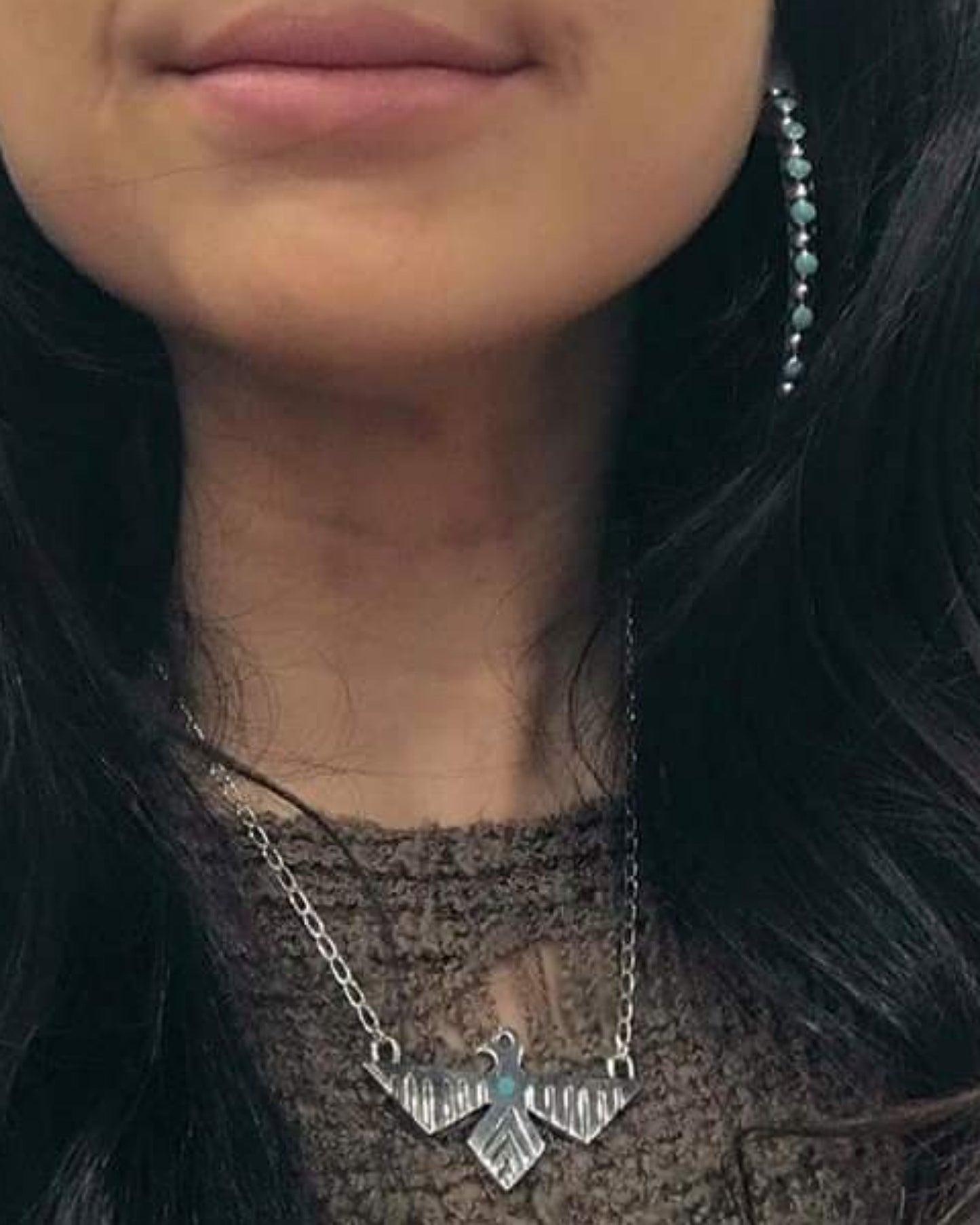 Flyin' High Stering Silver & Turquoise Thunderbird