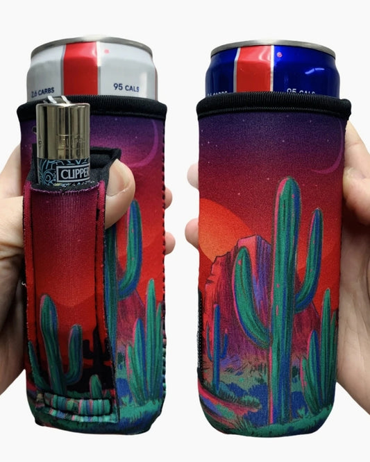 Saguaro Sunset Slim Can Cooler