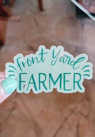 Front Yard Farmer Sticker