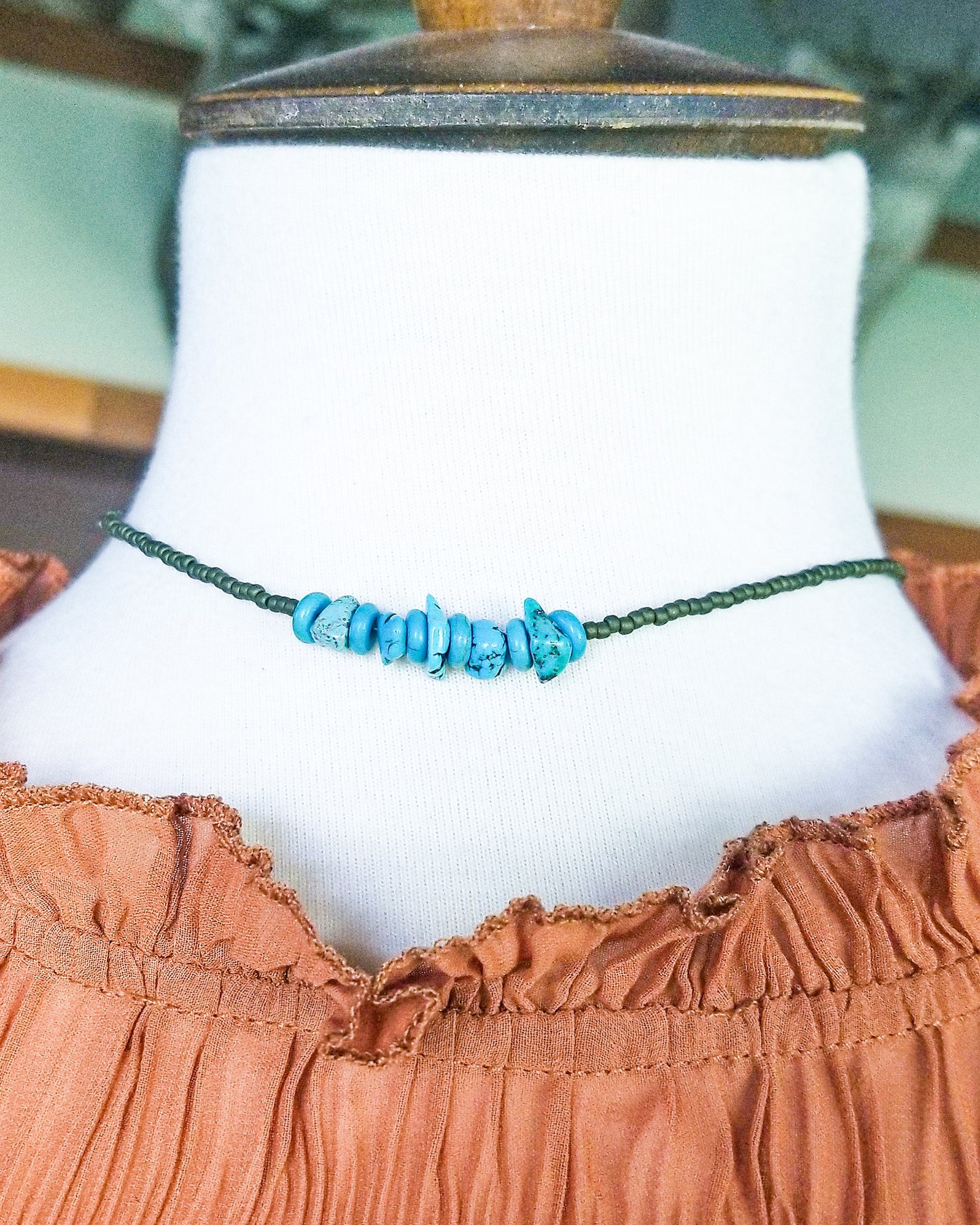 Something To Talk About Choker - Olive