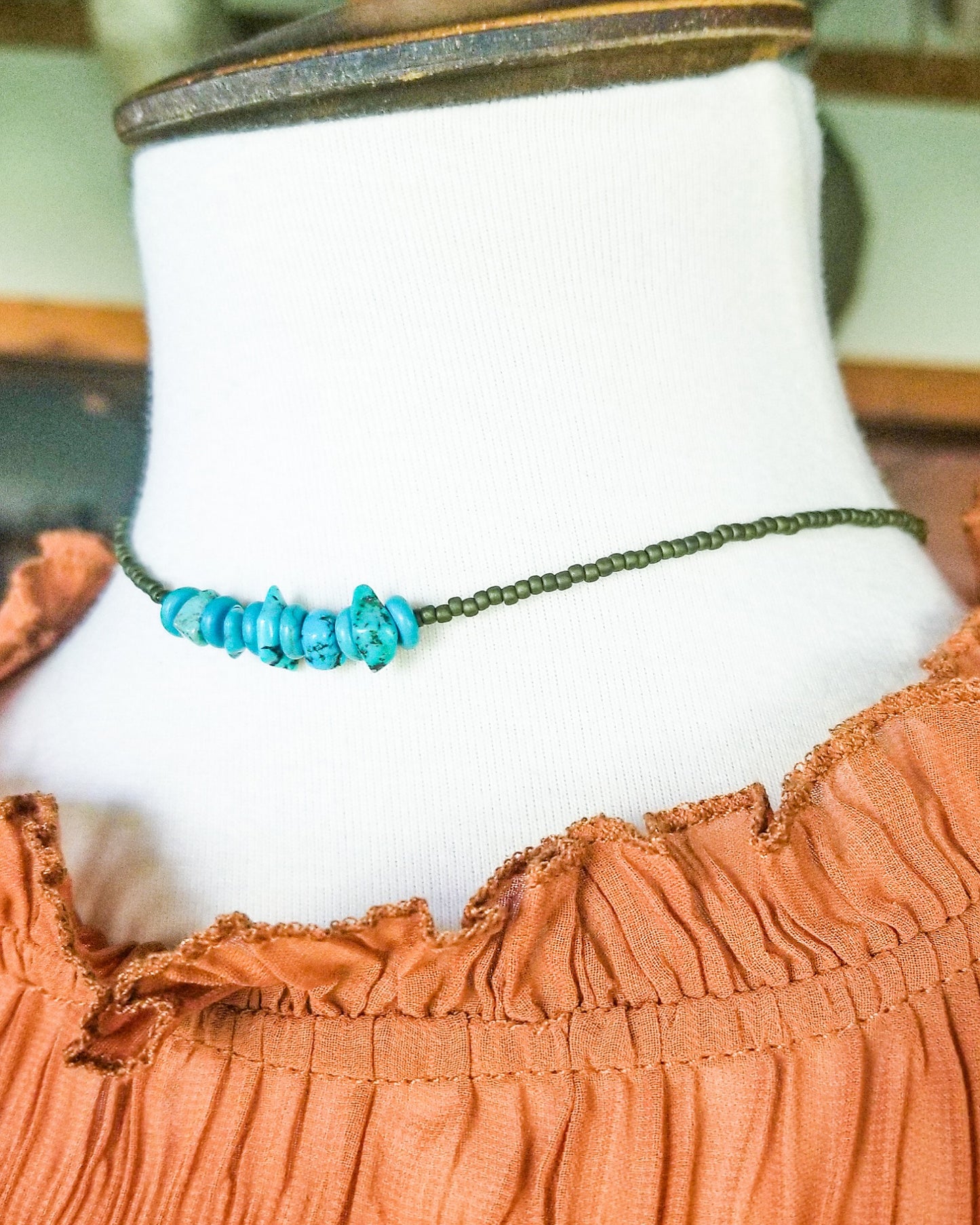 Something To Talk About Choker - Olive