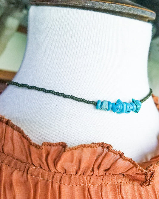 Something To Talk About Choker - Olive