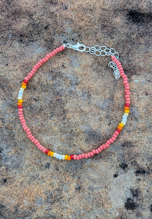 Pinked Out Anklet