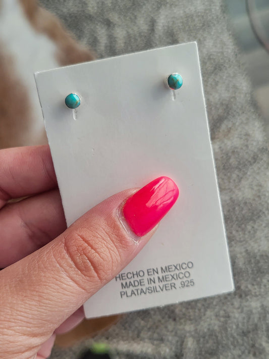 The Mini's Turquoise Studs