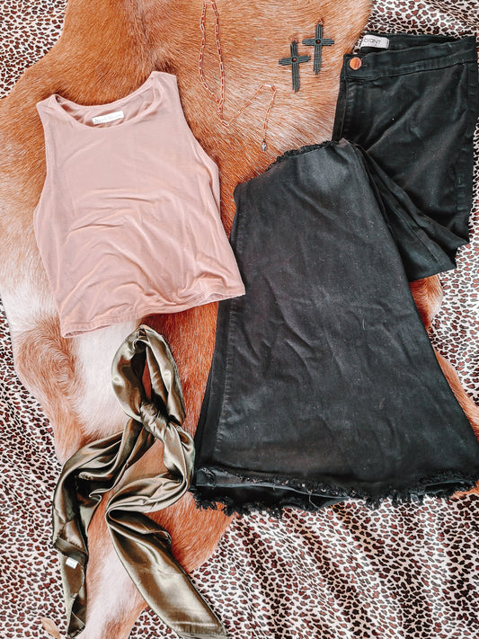 Colt Crop Tank - Tan